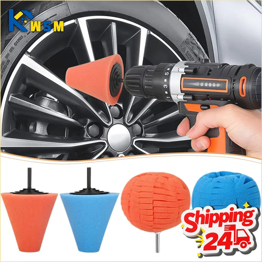 Car Hub Polishing Sponge Wheel Buffer – Conical Detail Tool Car Polishing Buffer Oasis Select