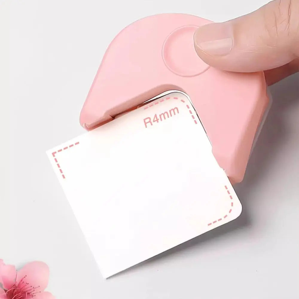 Portable Paper Trimmer R4 Corner Punch Arc-shaped Paper Cutter R4 Corner Rounder DIY Craft Metal Cutting Supplies Peaceful Pleasures Health and Wellness