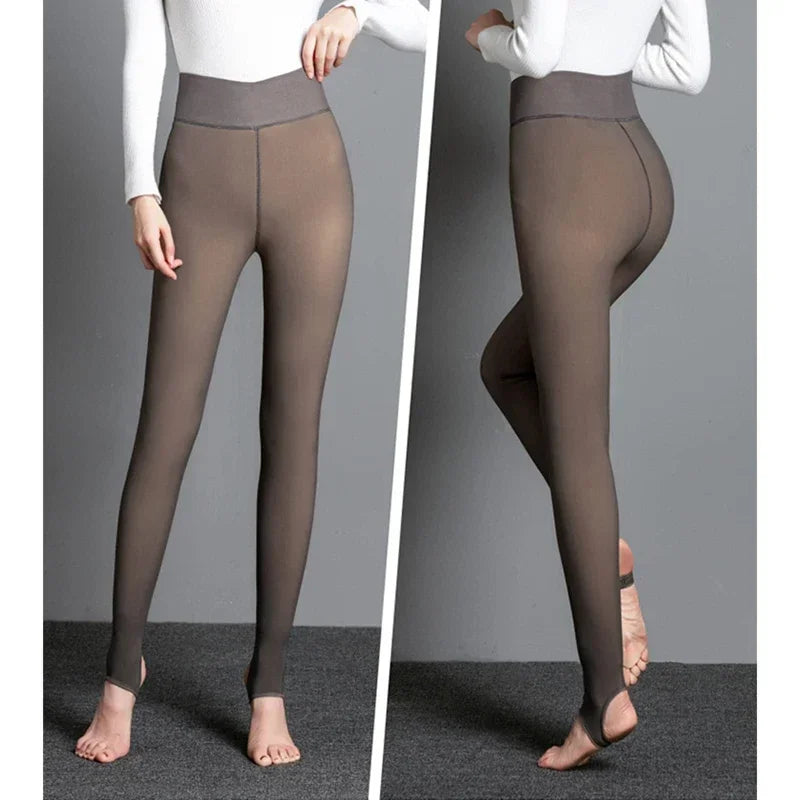 Women's Thermal Velvet Tights – Fleece Winter Pantyhose