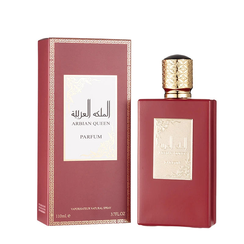 Dubai Arabia Luxury Perfume For Women Fresh Elegant Jasmine Gardenia Agarwood Sandalwood Scent Long-lasting Fragrance Perfume Peaceful Pleasures Health and Wellness Red 110ml