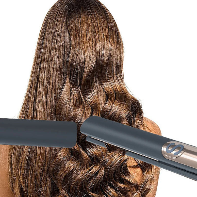 professional Ceramic Tourmaline Flat Iron multi-function negative ion 2 in 1 Hair Straightener and curler Peaceful Pleasures Health and Wellness
