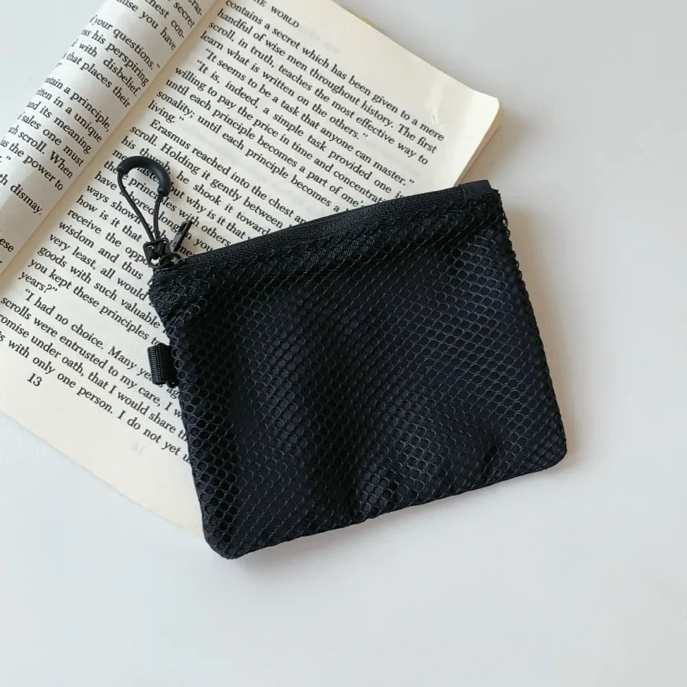 Mesh Makeup Storage Bag | Zipper Travel Cosmetics Organizer