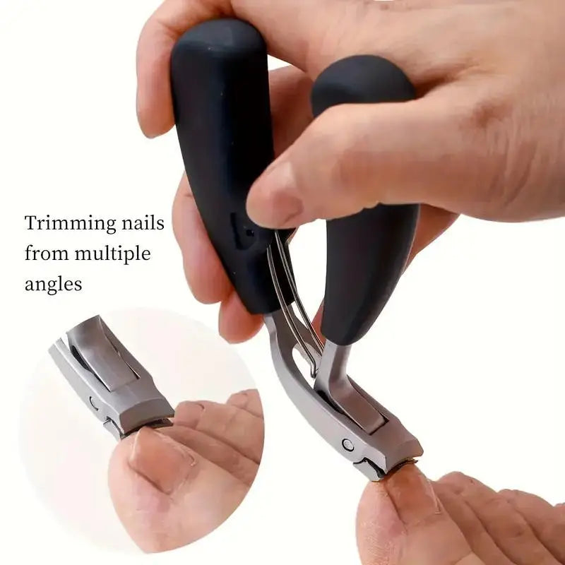 Professional Grade Concave Stainless Steel Nail Clippers For Thick Nails And Ingrown Toenails Sharp Curved Blade For Easy Trim Peaceful Pleasures Health and Wellness