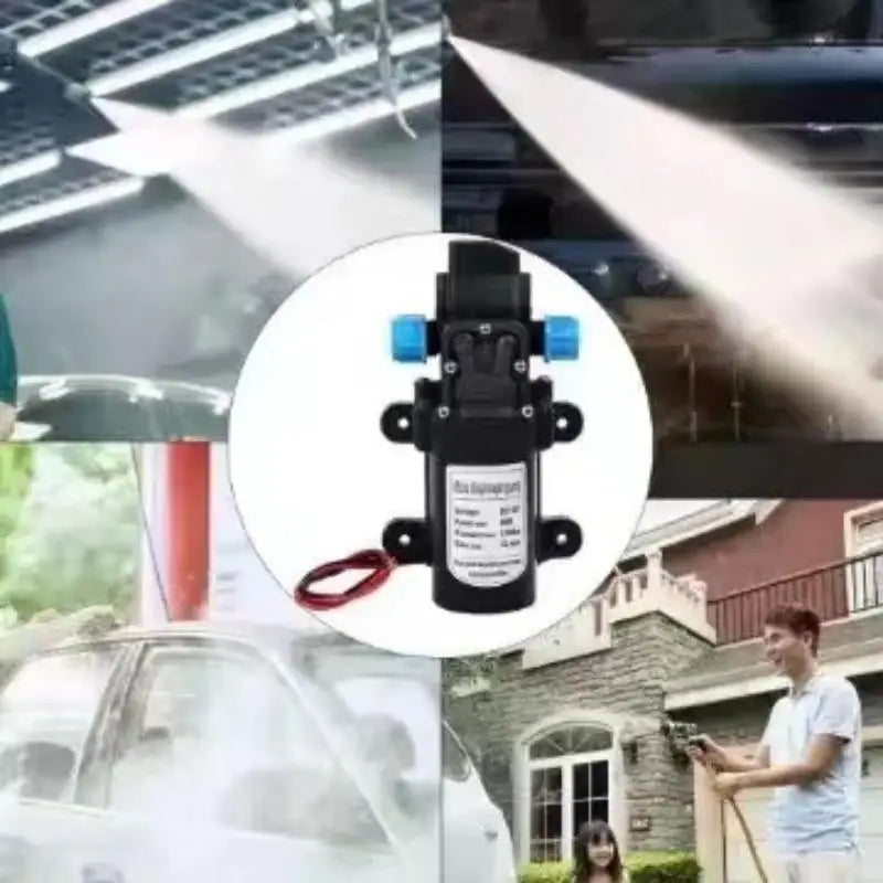 DC 12V High Pressure Diaphragm Water Pump Multifunctional Mini Booster Pump For Water Washing Machine Agricultural Irrigation Peaceful Pleasures Health and Wellness