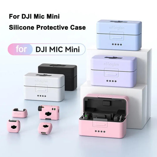 Silicone Protector Case for DJI Mic Mini – Full Coverage Set Microphone Silicone Case Oasis Select