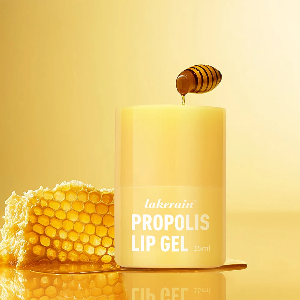 Honey Lip Butter with Propolis Lipcerin Original Hydrating Overnight Manuka Lip Balm Mask 12hr Long Lasting Moisture Skin Care Peaceful Pleasures Health and Wellness