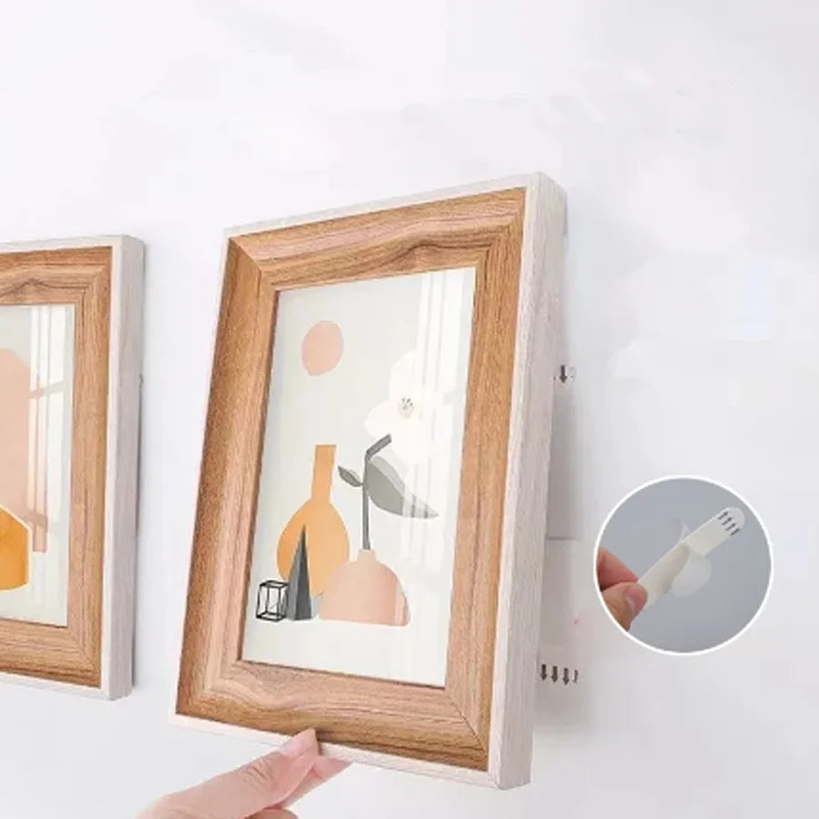 Two Sets Non-tracking Easy Pull Adhesive Quick Paste Do Not Hurt Wall