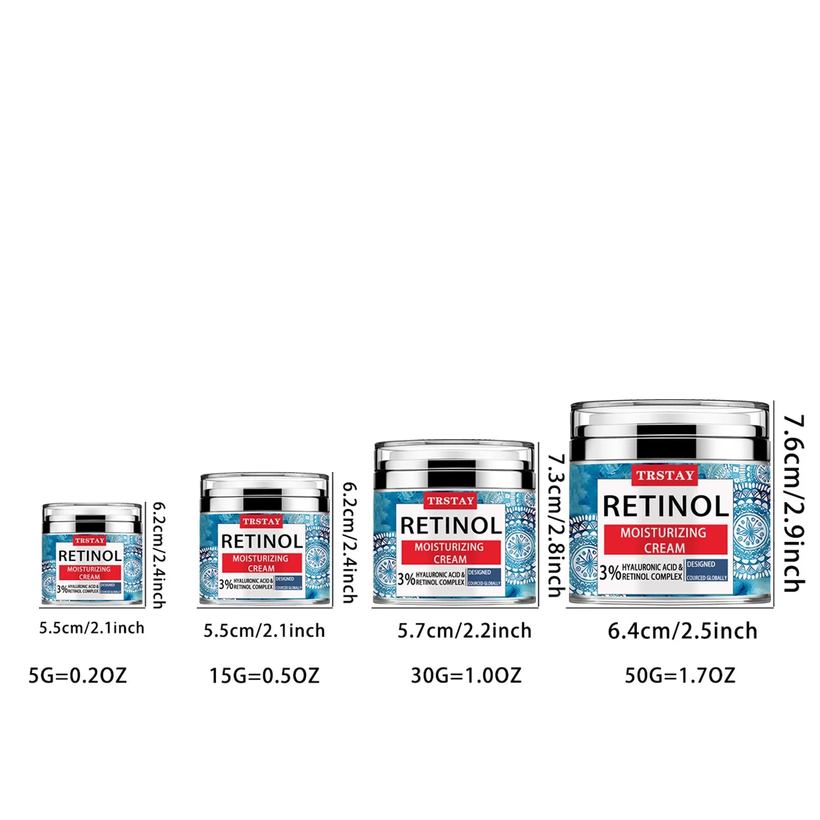 Retinol moisturizing face cream, mild and non irritating, moisturizes and nourishes the skin, leaving the skin soft and delicate Peaceful Pleasures Health and Wellness