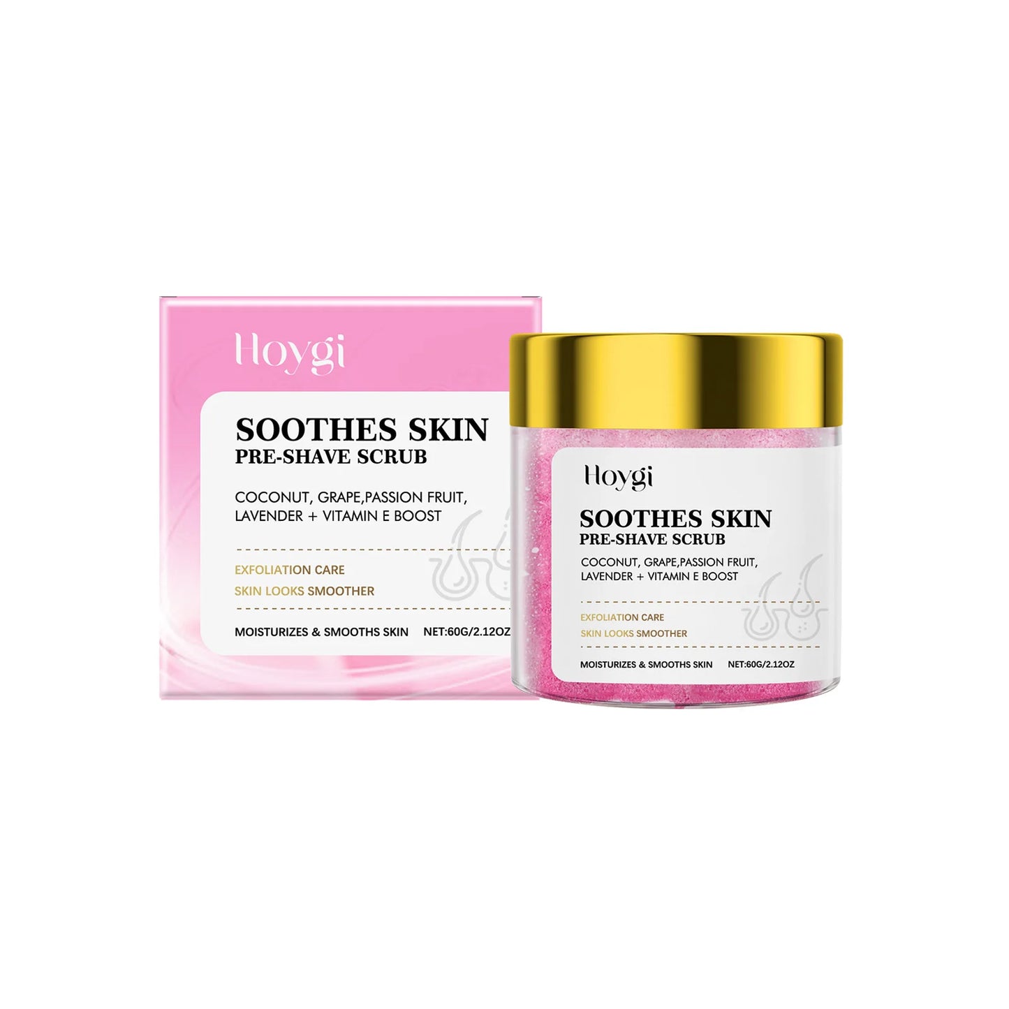 Pre-Shave Exfoliating Scrub – Smooth Skin Face & Body
