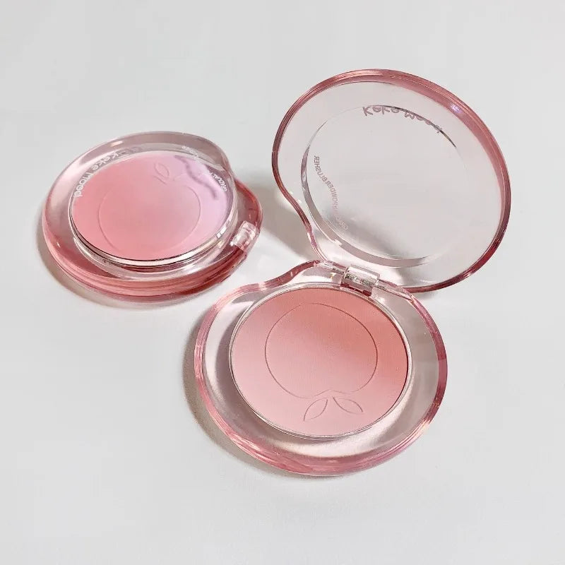 Matte Gradient Blush Powder Palette | Peach Pink & Nude Rouge