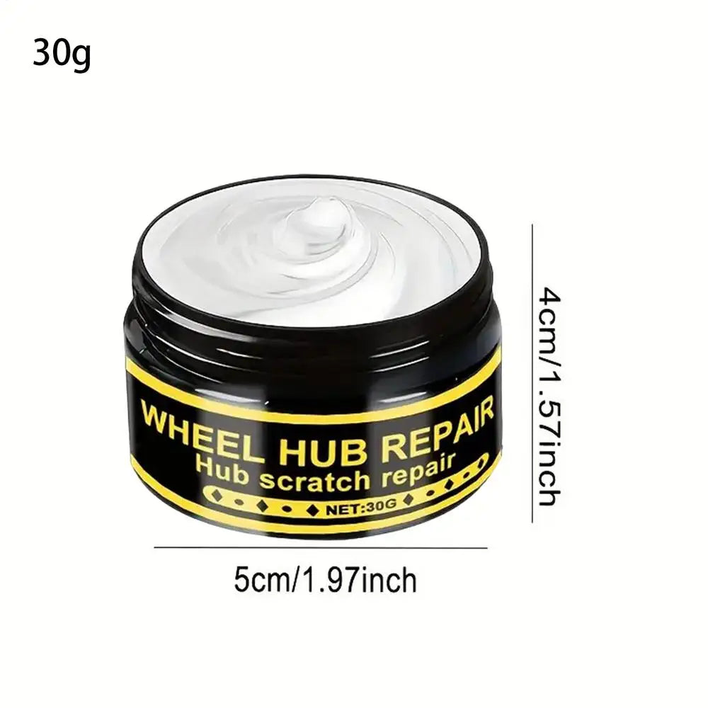 Wheel Rim Scratch Repair Wax & Metal Polish Kit – Chrome & Aluminum