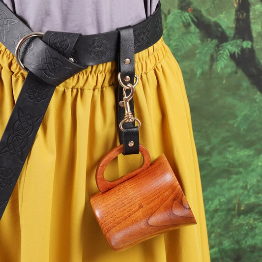 Medieval Steampunk Belt Cup Hanger Viking Knight Mug Strap Holder Peaceful Pleasures Health and Wellness