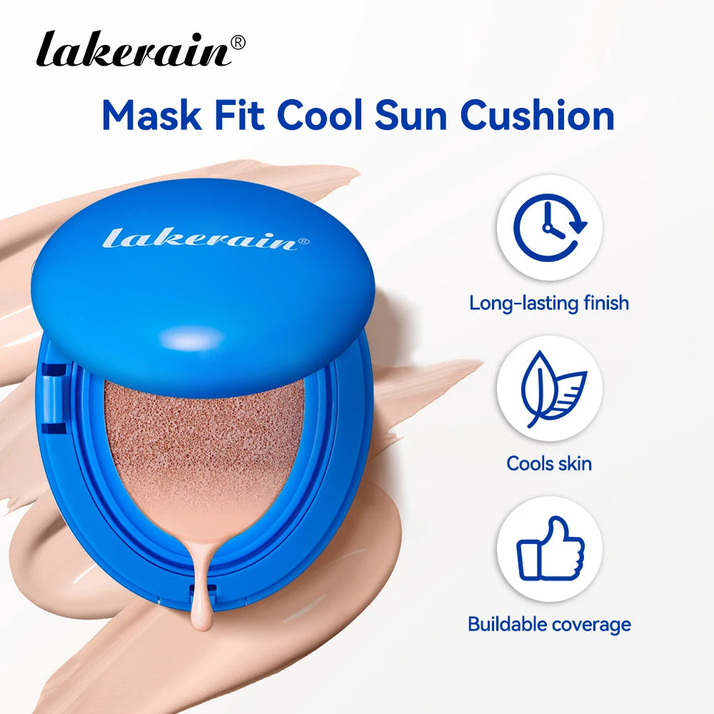 Mask Cream Air Cushion Fit Cool Sun Cushion Powder Puff Moisturizing Brightening Foundation Concealer Makeup tirtir Cosmetics Peaceful Pleasures Health and Wellness