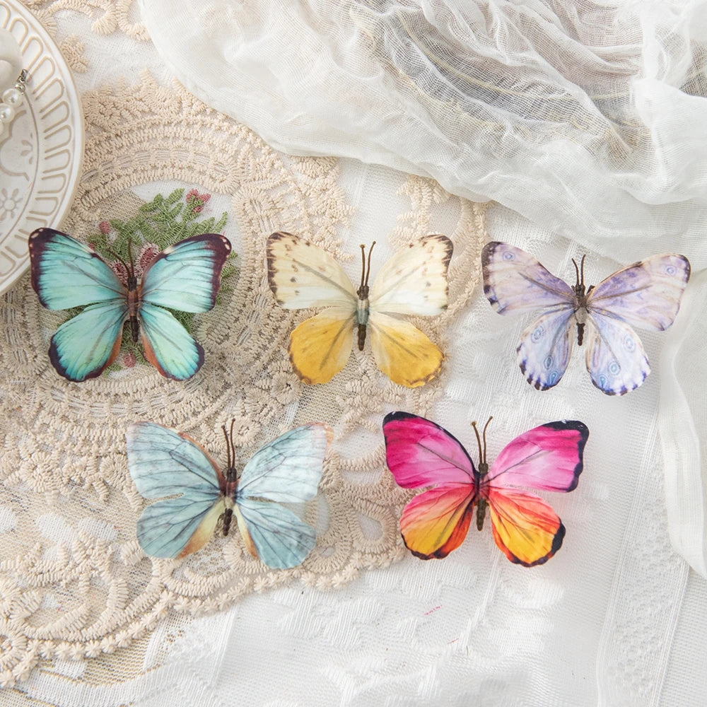 Artificial Fluorescent Butterfly Decorations 20/40 PCS – DIY