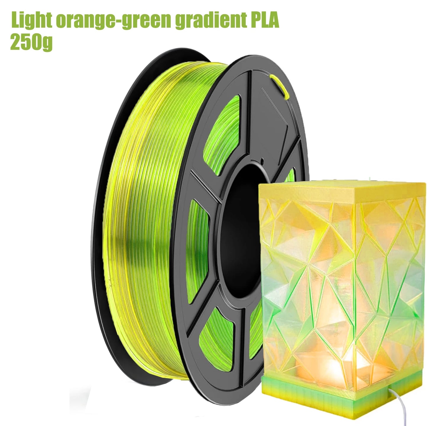 DINGSUN 3D PLA Gradient Multicolor Filament 1.75mm ±0.02mm