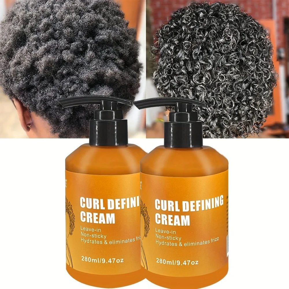 GZE Curl Defining Cream 2-Pack | Coconut, Sulfate-Free Curl Defining Cream Peaceful Pleasures Health and Wellness