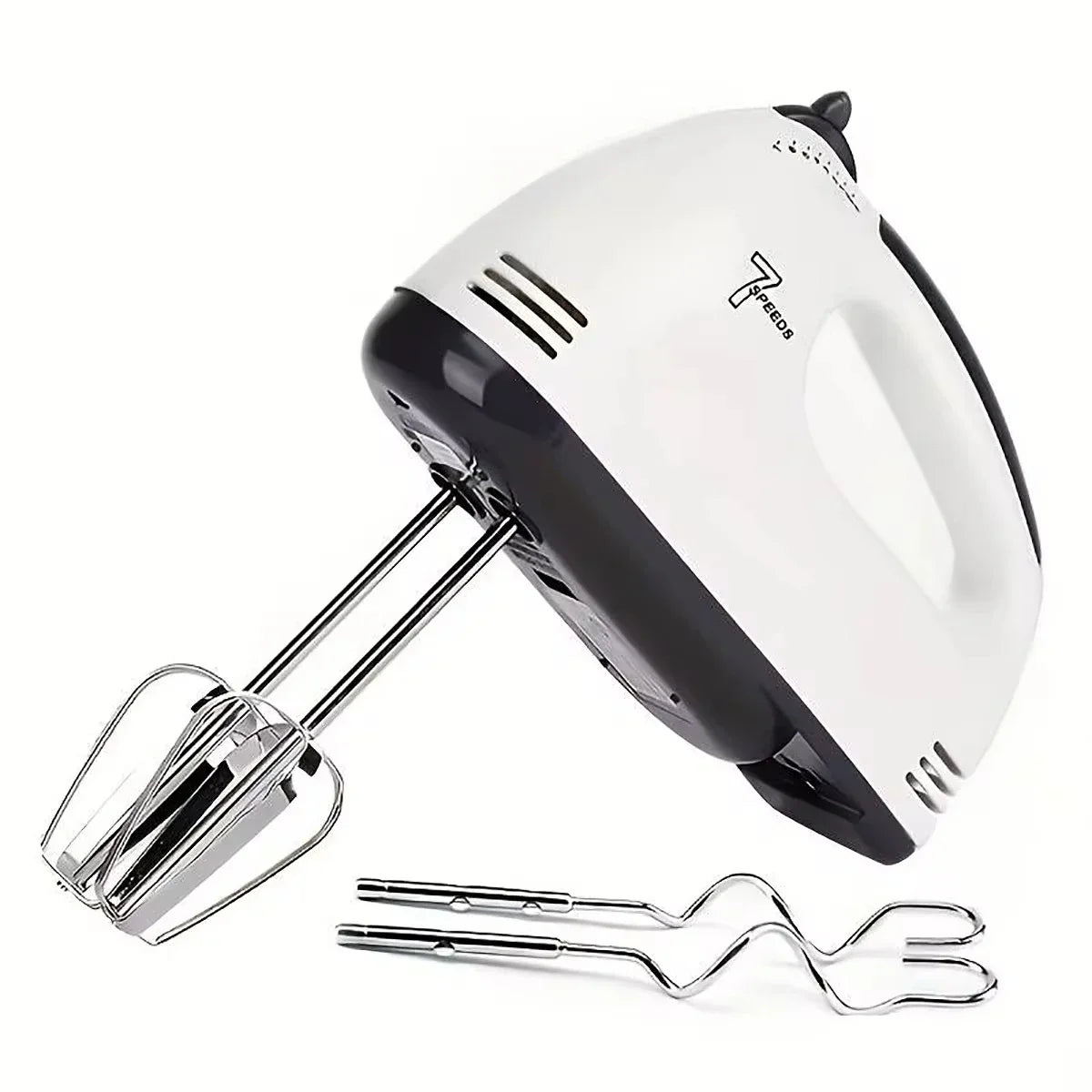 7-Speed Handheld Electric Egg Beater & Mini Hand Mixer