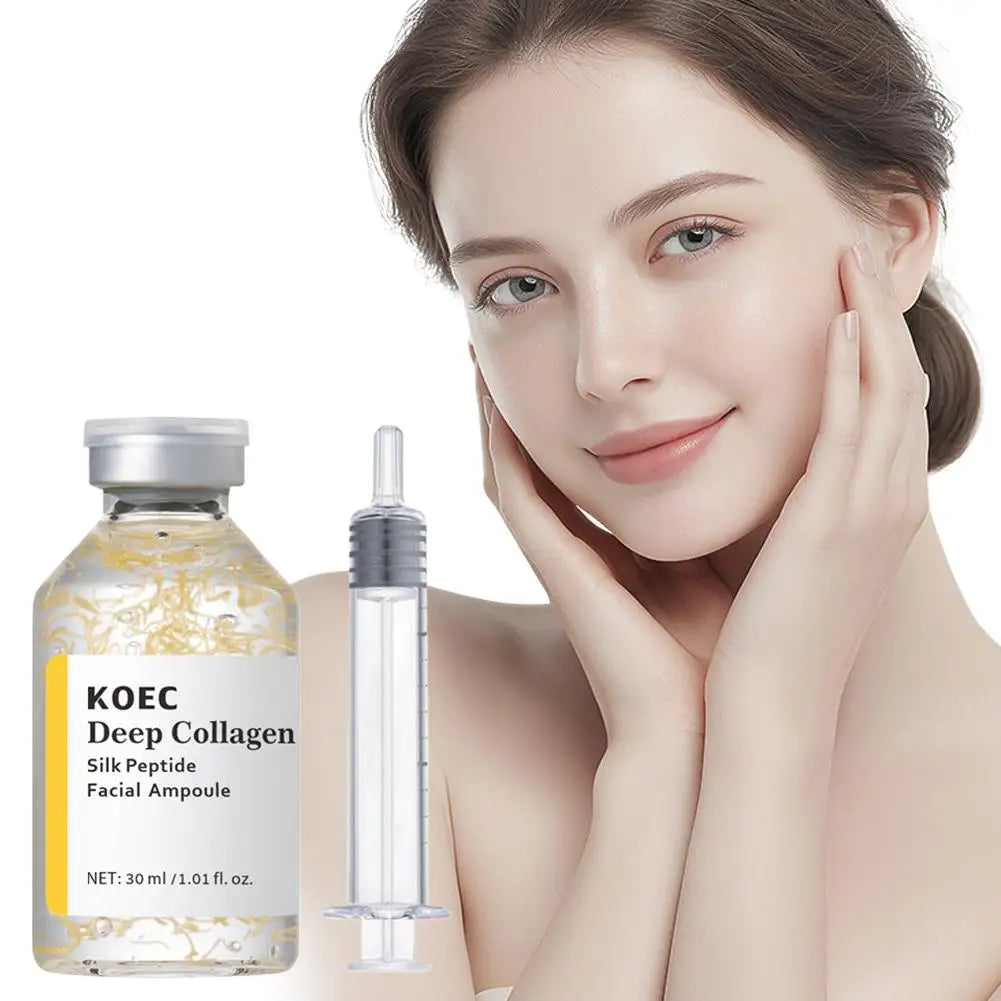 Korean Collagen Silk Peptide Face Serum – Firming & Lifting 30ml