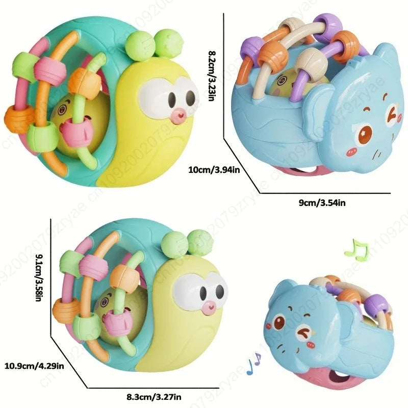 Baby Rattle Sensory Ball Toy | Soft Grasp Crawling Toy 0–12M