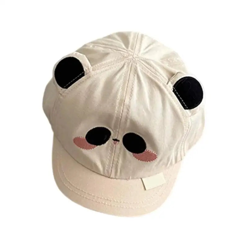 Baby Cotton Sun Hat – Cute Animal Design & Adjustable Strap