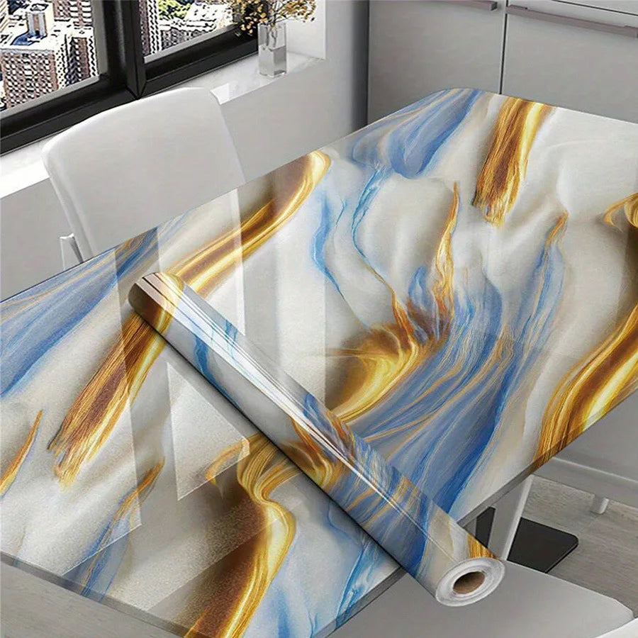 Patterned wallpaper gilt marble home decoration building materials background wall Gilt marble wallpaper Peaceful Pleasures Health and Wellness