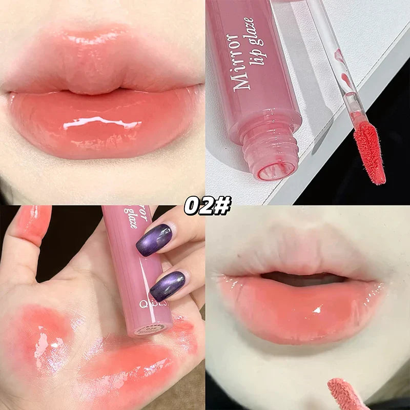 QiBest Mirror Lip Glaze – Hydrating Tint & Long-Lasting Gloss