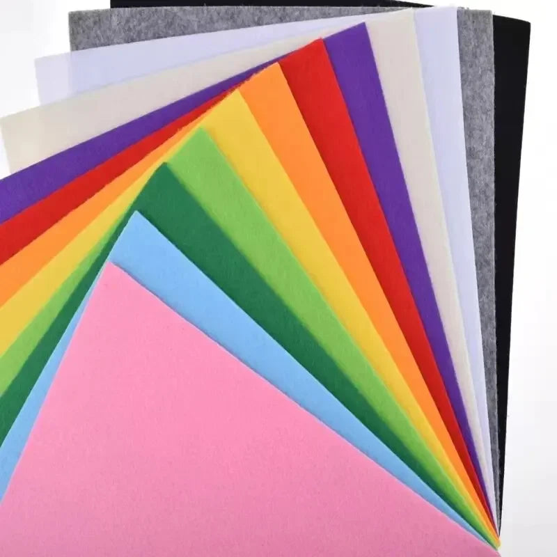 40Pcs Assorted Felt Fabric Sheets | Soft Nonwoven DIY Craft