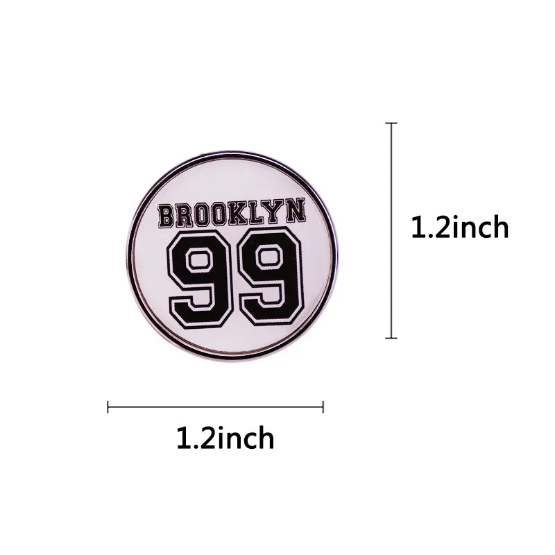 Brooklyn Nine-Nine TV Show Enamel Pin – 99 Precinct Badge