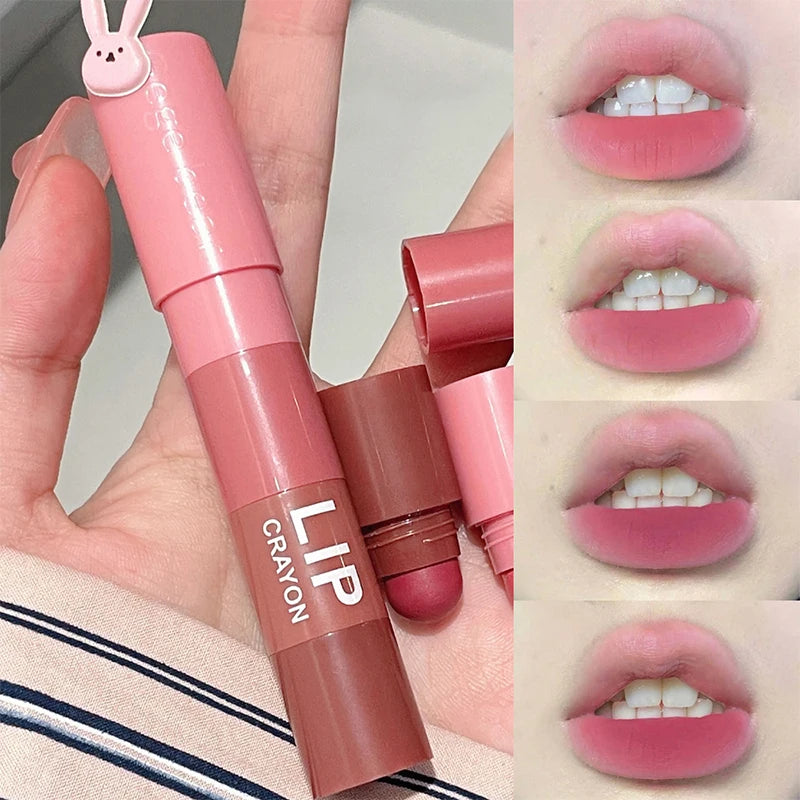 4-Color Matte Velvet Mist Lipstick,1Pc Waterproof Non-Stick Cup Long-Lasting Wear Lipstick For Women Peaceful Pleasures Health and Wellness 01