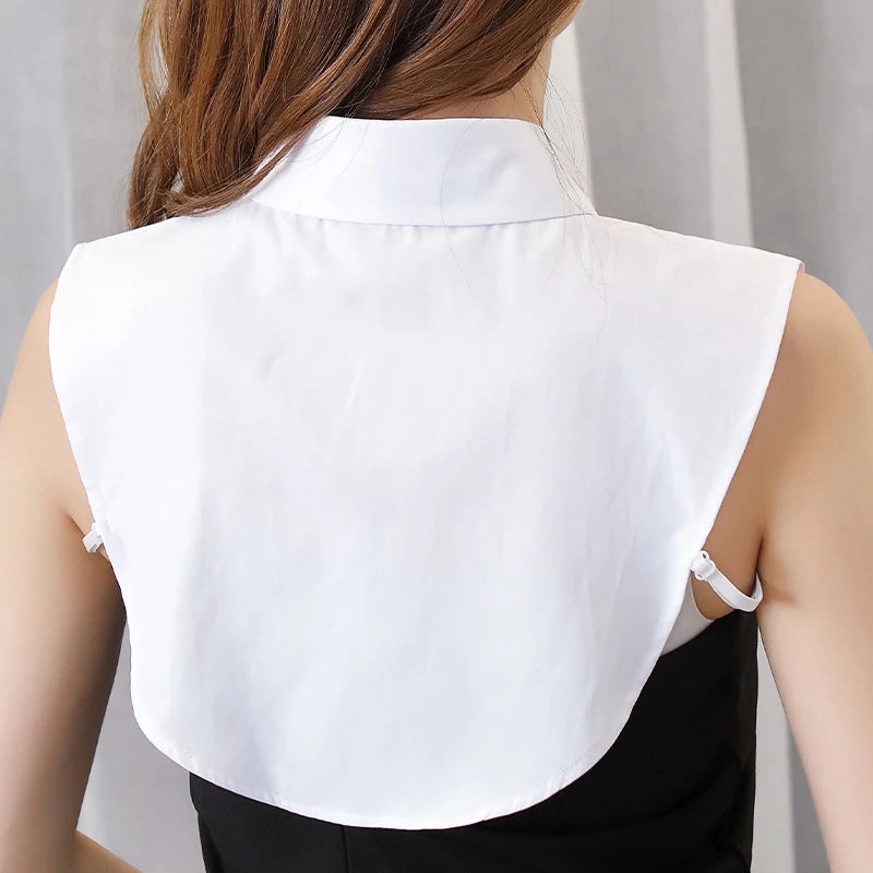 Detachable Fake Collar Women – Cotton Lapel Sweater Accessory