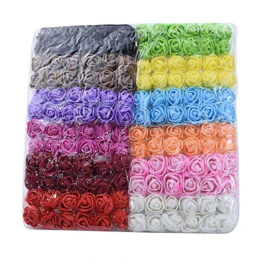 144pcs Artificial Foam Roses – UV Protection Wedding & Home Décor Artificial Flowers Peaceful Pleasures Health and Wellness