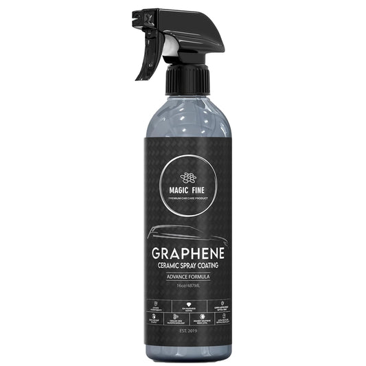 Graphene Ceramic Spray Coating Quick Easy for Cars Motorcycles Professional-Grade Sealant for Gloss Shine Waterless Wash Wax Peaceful Pleasures Health and Wellness 500ml