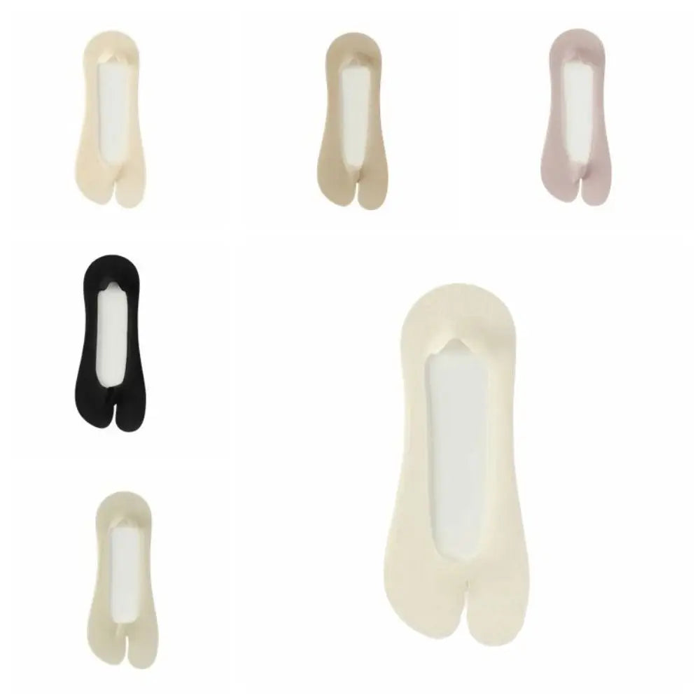 Women's Ultra-Thin Split Toe Invisible Boat Socks | No-Show