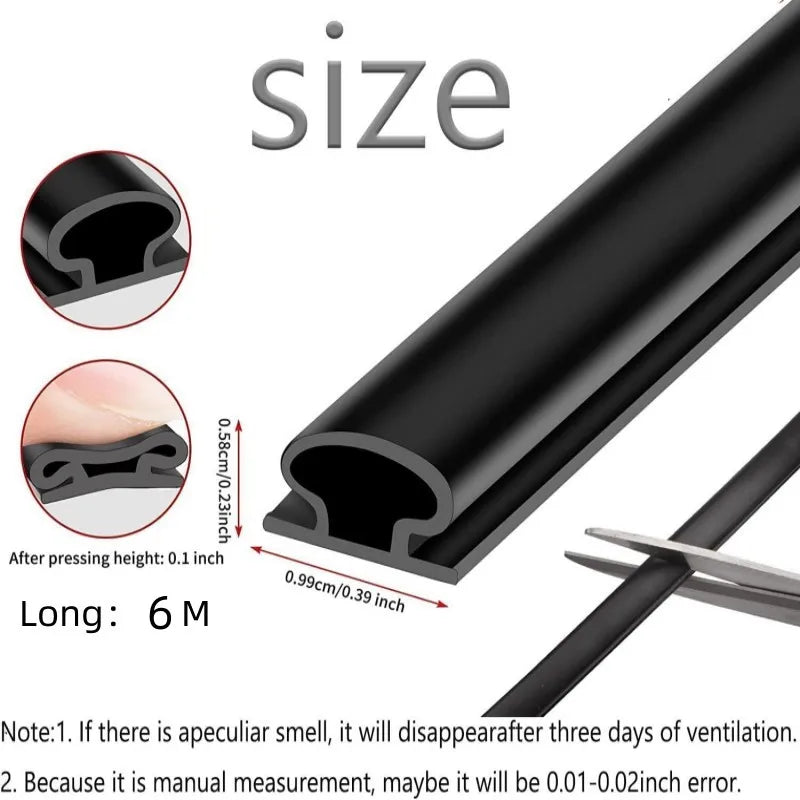 TPE Self-Adhesive Door & Window Weatherproof Sealing Strip
