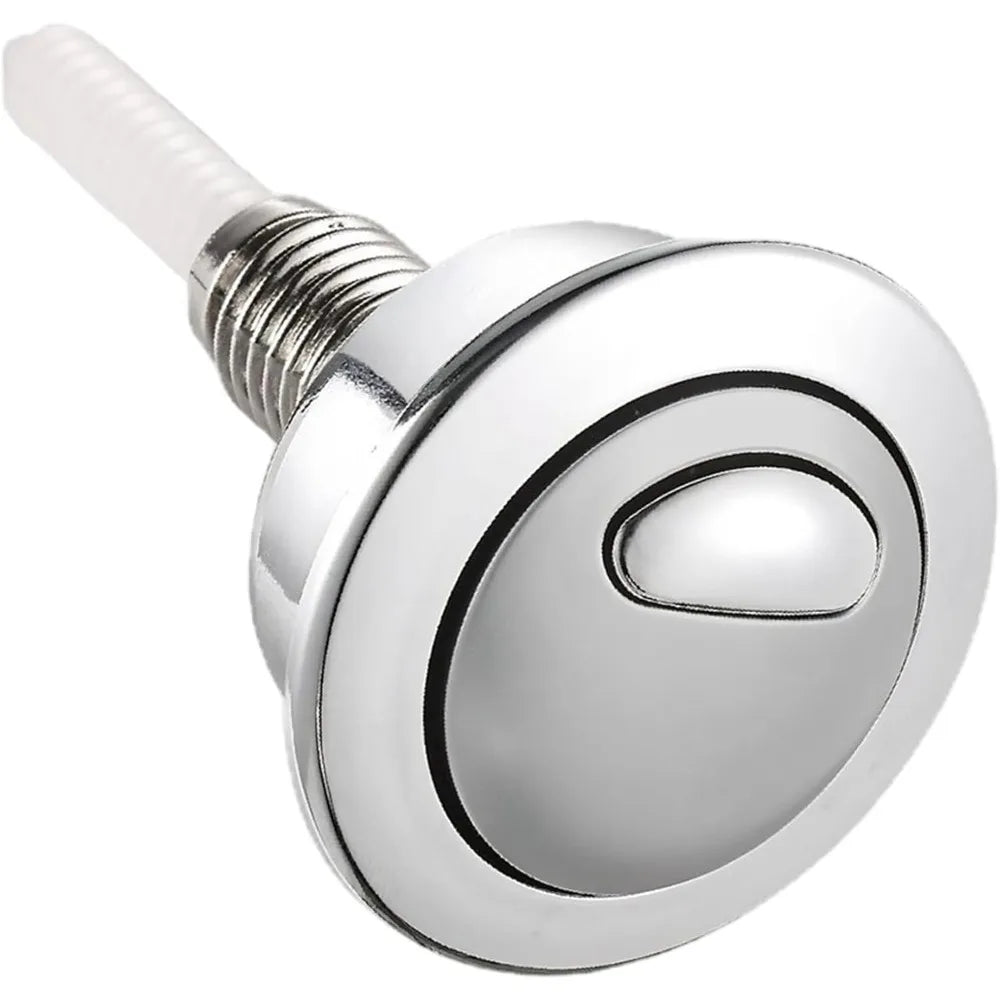 ABS Chrome Dual Flush Toilet Push Button Tank Replacement Kit