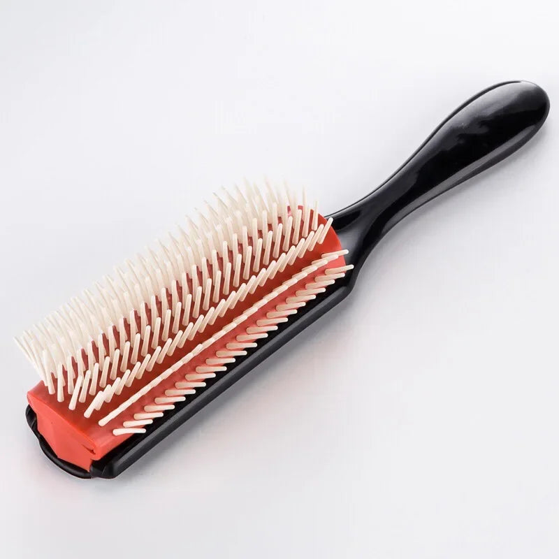 ‌5pcs 9-Rows Hair Detangler Brush - Scalp Massager for Straight, Curly, Wet Hair Comb Peaceful Pleasures Health and Wellness