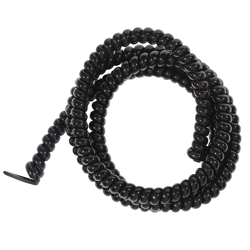 1/2Pcs Spiral Cable Management Wrap Tube Wear Resistant Flexible Wire Organizer for Bike Motorcycle and Electric Scooter Peaceful Pleasures Health and Wellness 1Pc