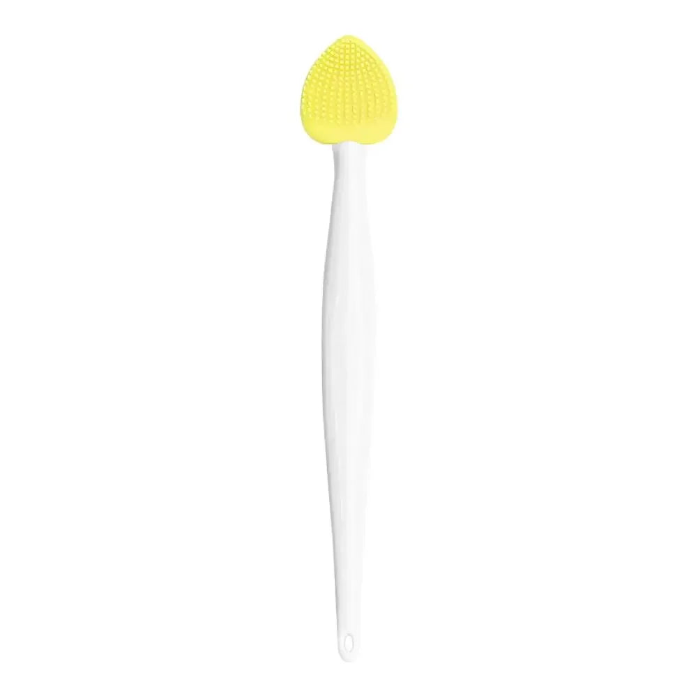 Silicone Pore Cleansing Brush For Face, Scrub Lip Exfoliator Brush Double-Sided Facial Exfoliating Tool for Blackhead Removal Peaceful Pleasures Health and Wellness E