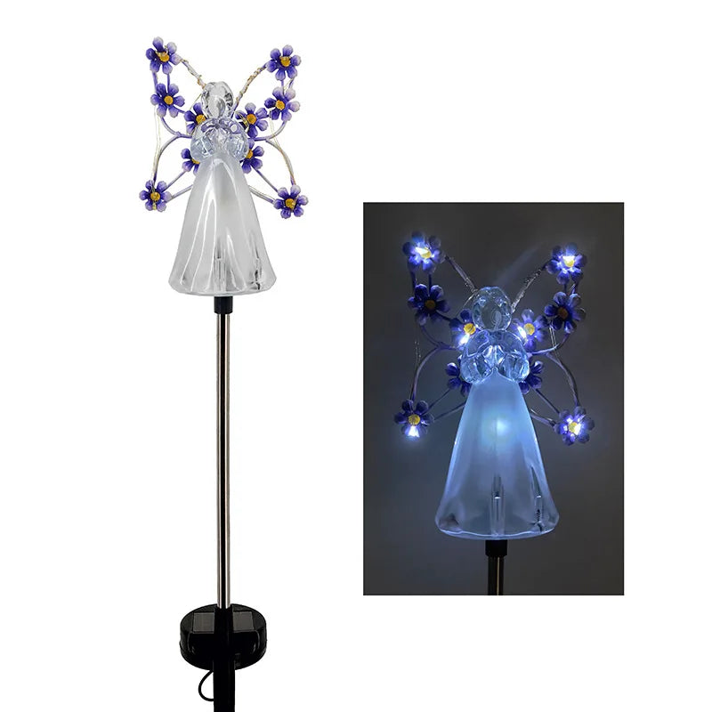 Solar Angel Butterfly Garden Light | LED Waterproof Outdoor Decor