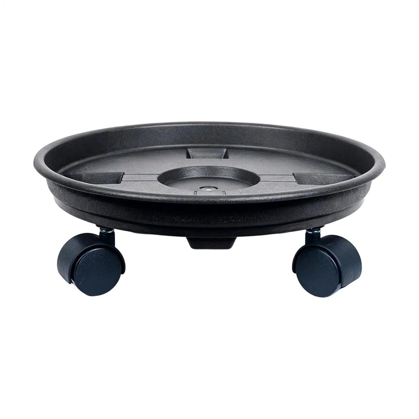 Rolling Plant Stand with Wheels – Heavy Duty Round Pot Tray