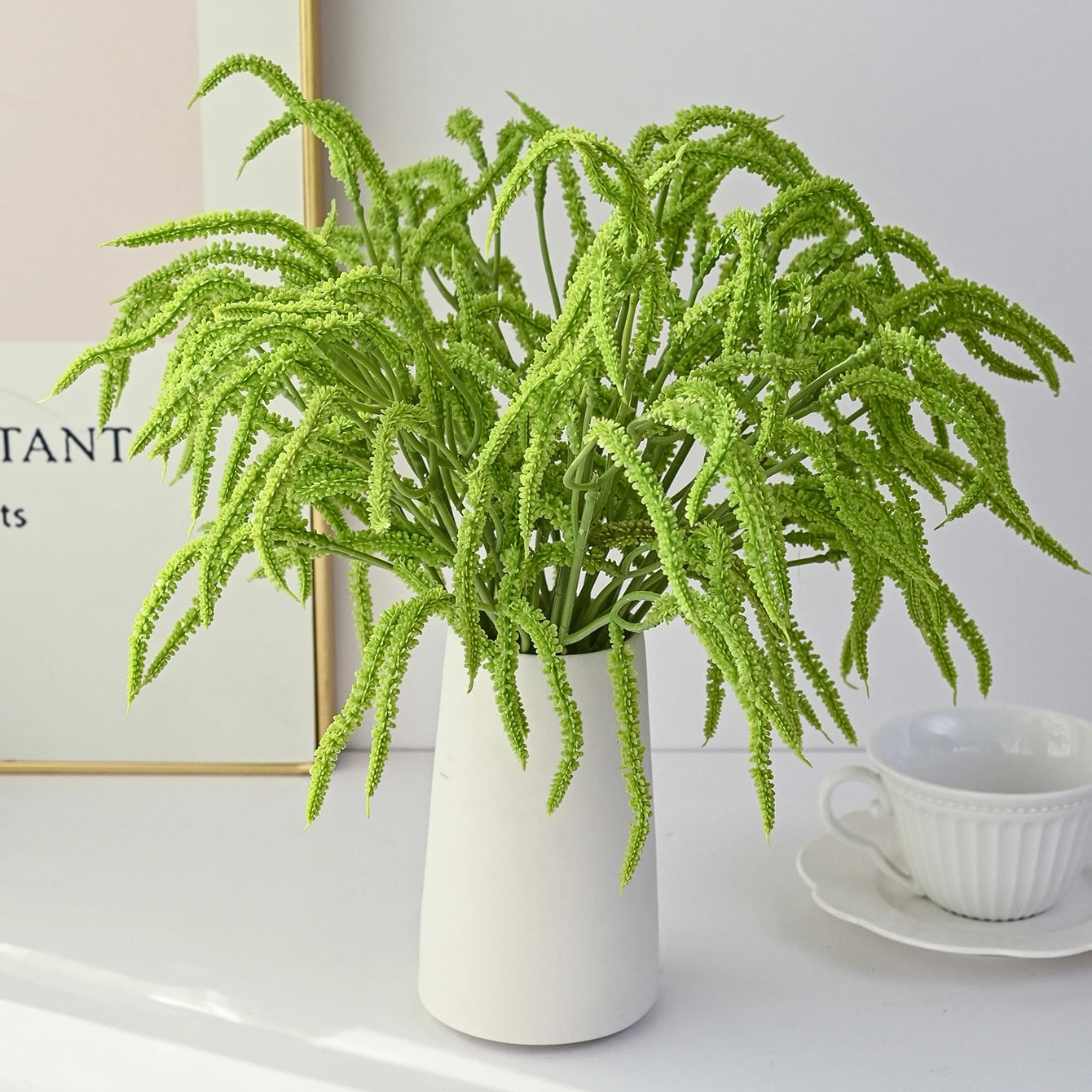 Artificial Fluffy Palm Vine – Wedding & Party Decor 35cm