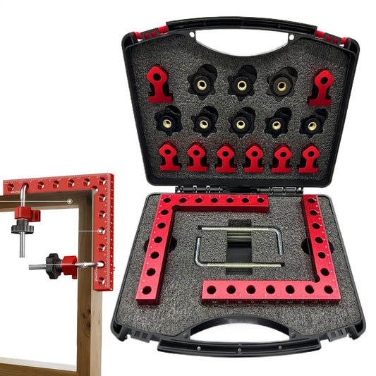 Aluminum Alloy 90 Degree Corner Clamps Right Angle Clamping Jig for Woodworking, Drawers Cabinets Boxes Picture Frames Peaceful Pleasures Health and Wellness