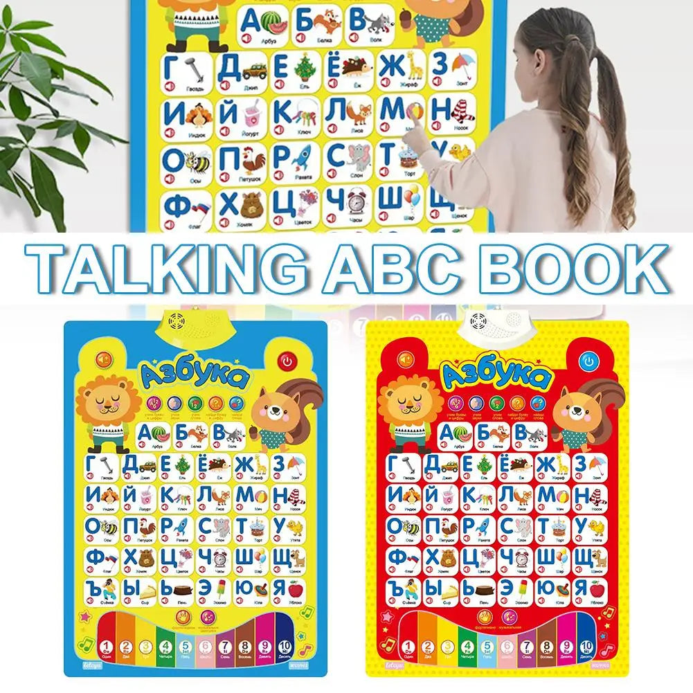 Interactive Alphabet Wall Chart for Kids Learning Peaceful Pleasures Health and Wellness