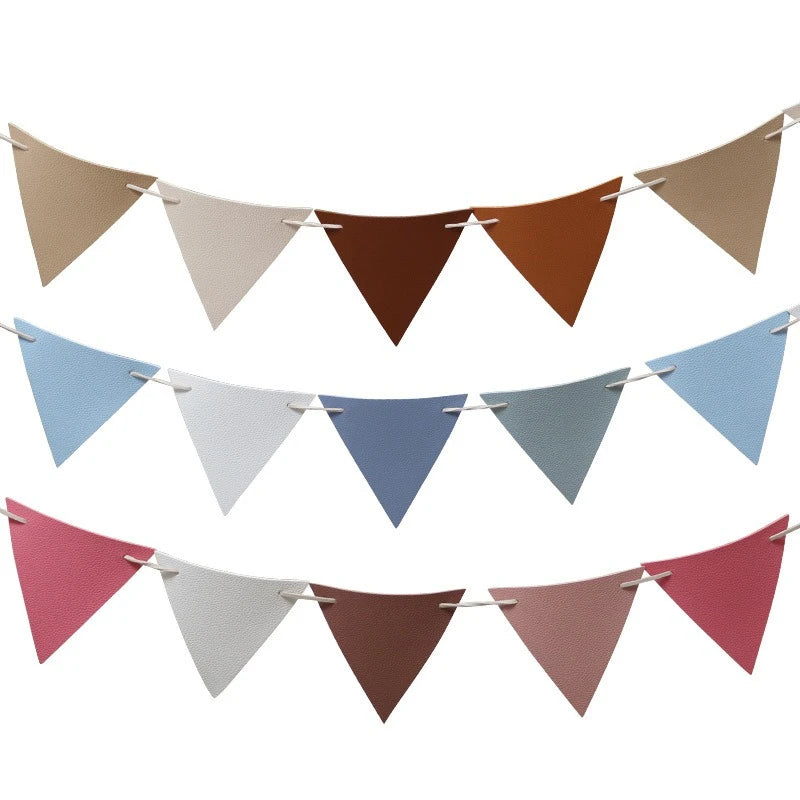 Felt Triangle String Banner Flag | Camping & Party Decor Party Banner Flag Peaceful Pleasures Health and Wellness