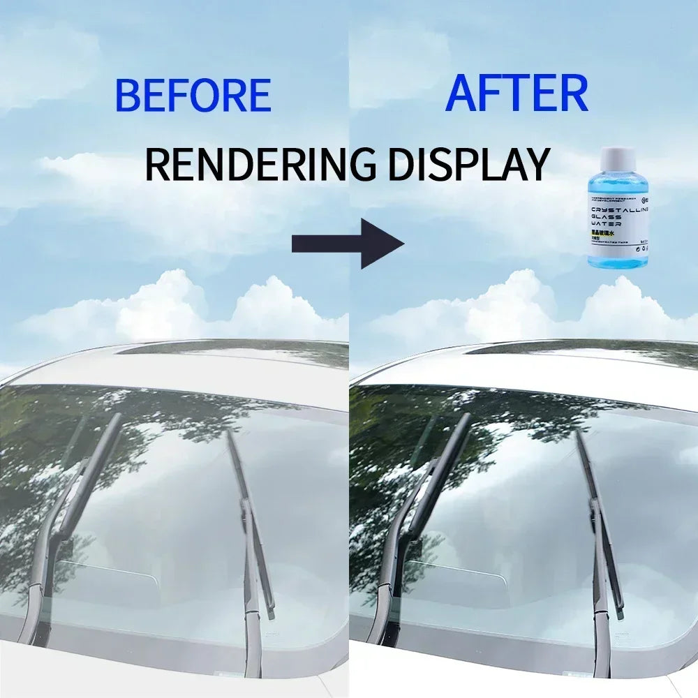 50ml Auto Windshield Cleaning Liquid Car Windshield Glass Oil Film Paint Care Agent Waterproof Polishing Detailing Accessories Peaceful Pleasures Health and Wellness