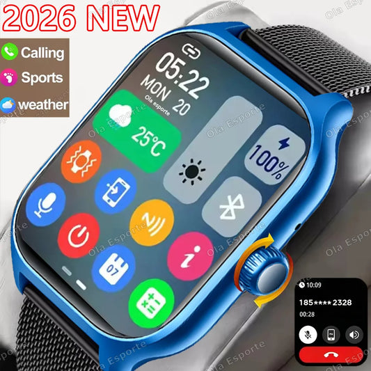Ola Esporte 1.85" Smart Watch – Bluetooth Call & Fitness Tracker Fitness Smartwatch Peaceful Pleasures Health and Wellness