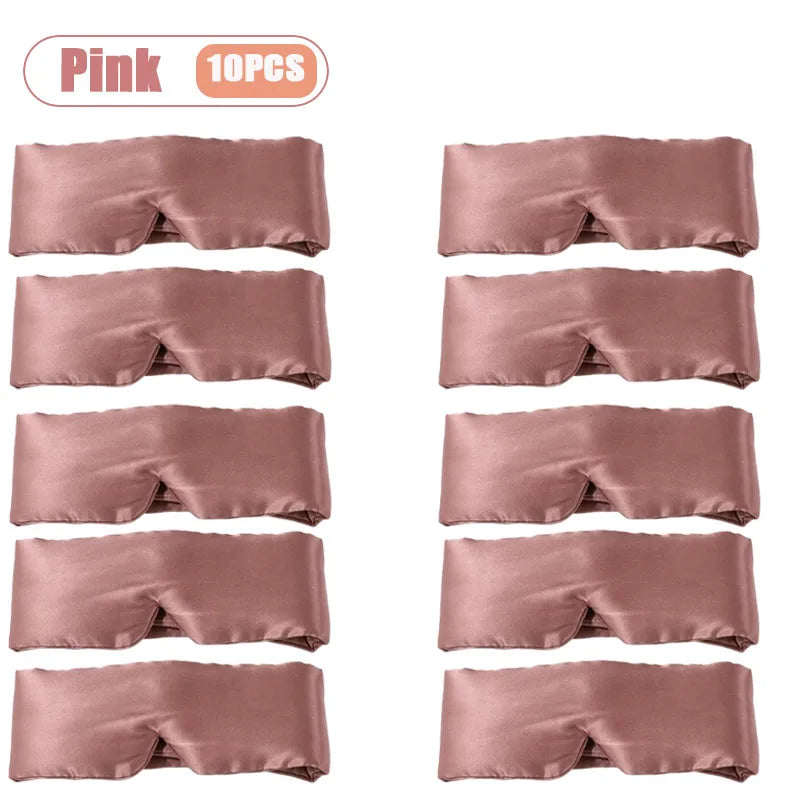 Silk Feel Sleep Mask – Embroidered Floral Light Blocking Eye Cover