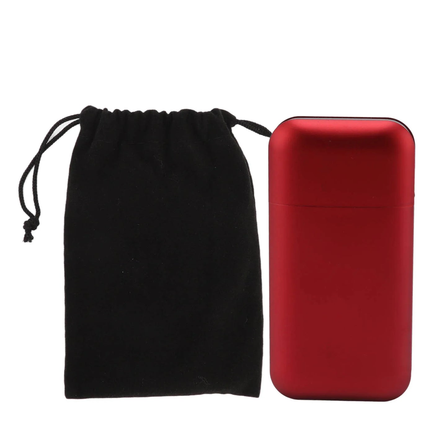 Cigarette Case Dual Use Pressure Proof Adjustable Height Keep Freshing Cigarette Box Holiday Gift for Travel Peaceful Pleasures Health and Wellness red