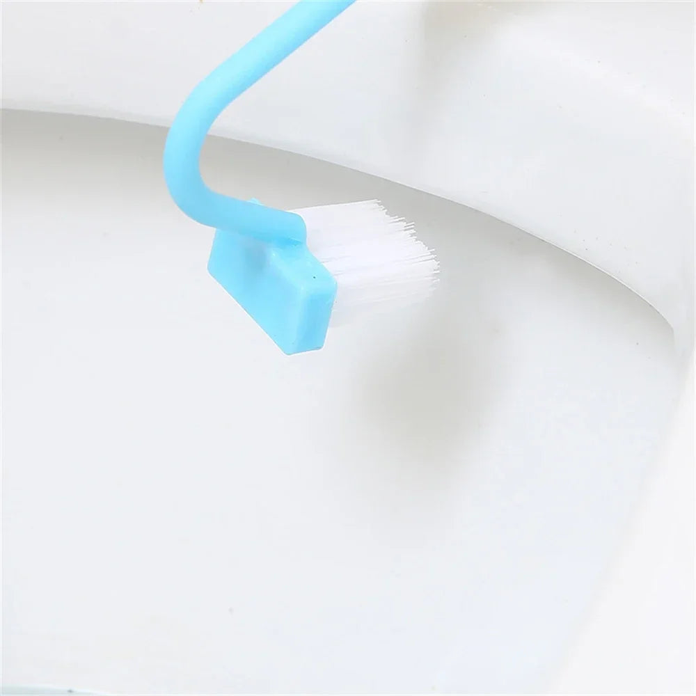 V-Shape Long Handle Toilet Brush – No Blind Spot Crevice Cleaner Toilet Brush Peaceful Pleasures Health and Wellness