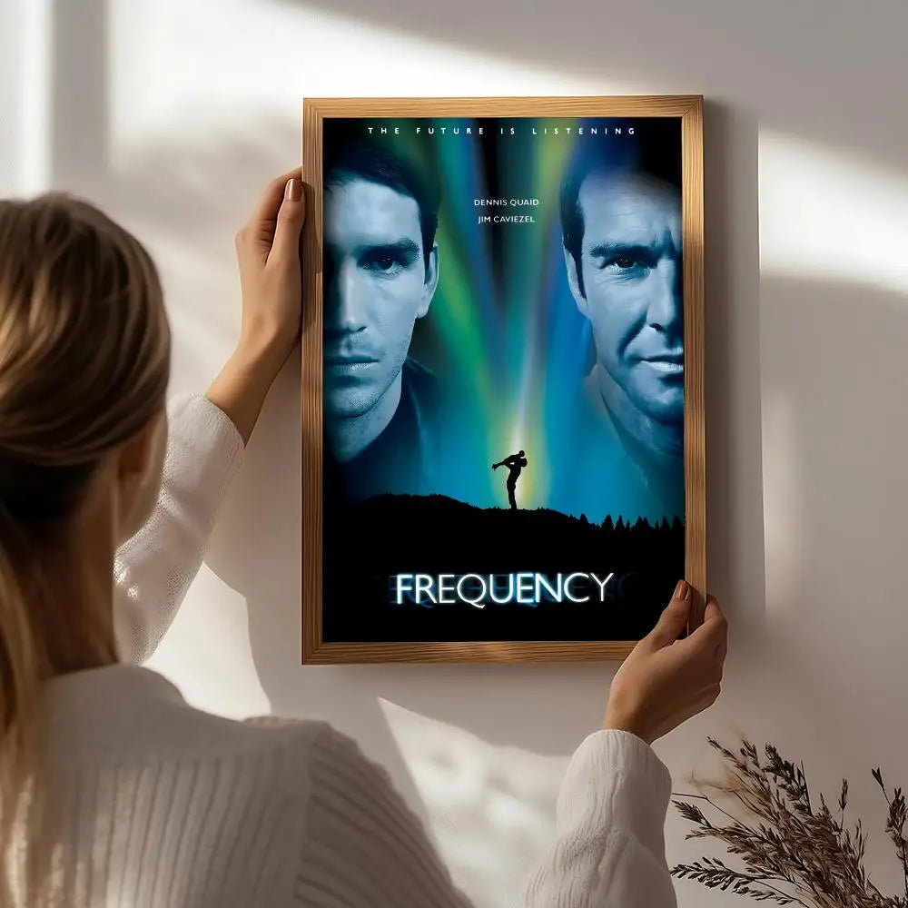 Movie Frequency Poster – HD Self-Adhesive Waterproof Wall Art Wall Art Poster Peaceful Pleasures Health and Wellness White8 40X50cmNoframe
